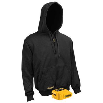 HEATED GEAR | Dewalt DCHJ067B-L 20V MAX Li-Ion Heated Hoodie Jacket (Jacket Only) - Large